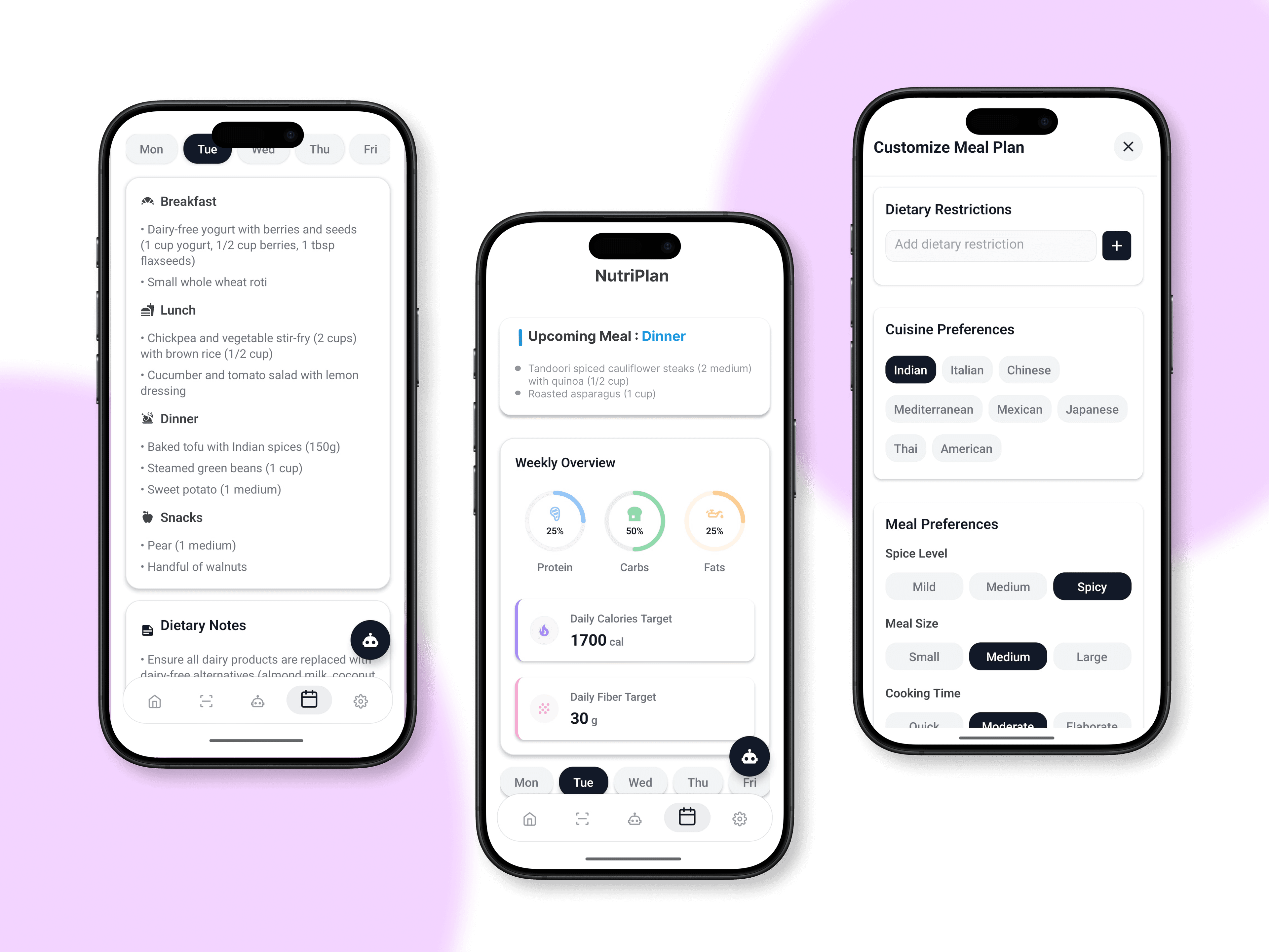 Smart Diet Planning & Health Tracking